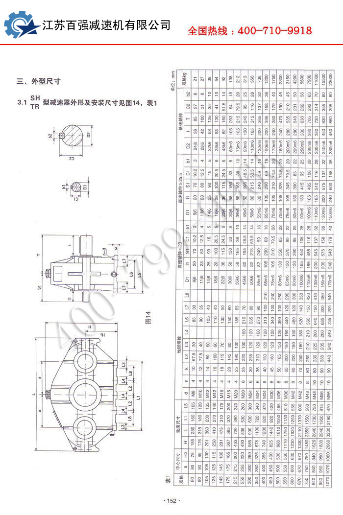 SH型减速器